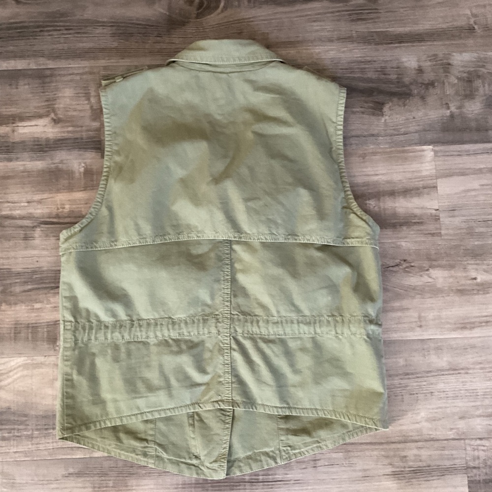 Madewell Modern Safari Utility Vest in Green Medium - Picture 4 of 5